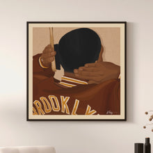 Load image into Gallery viewer, FRESH CUT PRINT | BLACK ART WALL DECOR