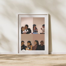 Load image into Gallery viewer, LOVE STORY PRINT | BLACK ART WALL DECOR