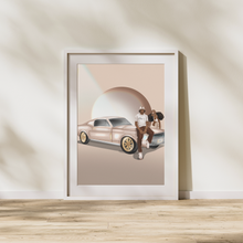 Load image into Gallery viewer, COOLIN PRINT | BLACK ART WALL DECOR