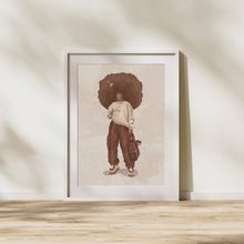 Load image into Gallery viewer, ELEVATED PRINT | BLACK ART WALL DECOR