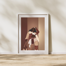 Load image into Gallery viewer, IN THE NUDE PRINT | BLACK ART WALL DECOR