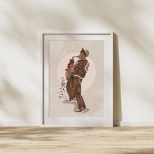 Load image into Gallery viewer, JAZZED PRINT | BLACK ART WALL DECOR