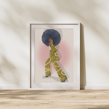 Load image into Gallery viewer, STRUT PRINT | BLACK ART WALL DECOR