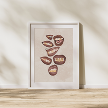 Load image into Gallery viewer, TALKIN' BOUT PRINT | BLACK ART WALL DECOR