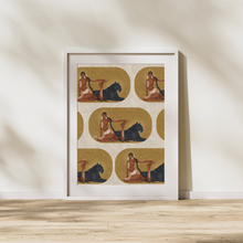 Load image into Gallery viewer, COMMANDING PRINT | BLACK ART WALL DECOR