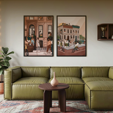 Load image into Gallery viewer, MY BLOCK PRINT | BLACK ART WALL DECOR