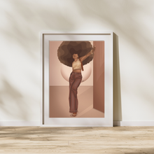 Load image into Gallery viewer, EFFORTLESS PRINT | BLACK ART WALL DECOR