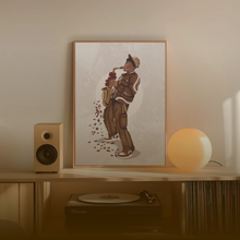 Load image into Gallery viewer, JAZZED PRINT | BLACK ART WALL DECOR