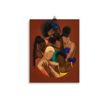 Load image into Gallery viewer, SISTERHOOD PRINT | BLACK ART WALL DECOR