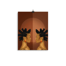 Load image into Gallery viewer, REFLECTIVE PRINT | BLACK ART WALL DECOR