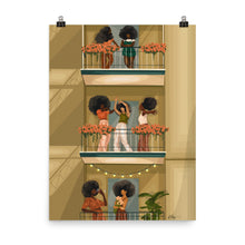 Load image into Gallery viewer, GIRLFRIENDS PRINT | BLACK ART WALL DECOR