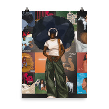 Load image into Gallery viewer, PLAYLIST PRINT | BLACK ART WALL DECOR