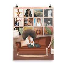 Load image into Gallery viewer, A VIBE PRINT | BLACK ART WALL DECOR