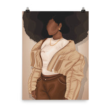 Load image into Gallery viewer, CHILLIN' PRINT | BLACK ART WALL DECOR