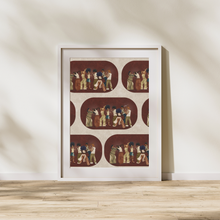 Load image into Gallery viewer, RHYTHMIC PRINT | BLACK ART WALL DECOR