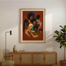 Load image into Gallery viewer, SISTERHOOD PRINT | BLACK ART WALL DECOR
