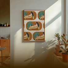 Load image into Gallery viewer, STRIKING PRINT | BLACK ART WALL DECOR