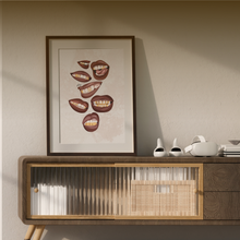 Load image into Gallery viewer, TALKIN' BOUT PRINT | BLACK ART WALL DECOR