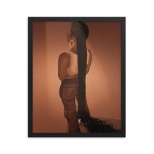 Load image into Gallery viewer, MODERN DAY RAPUNZEL FRAMED PRINT
