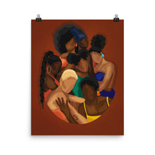 Load image into Gallery viewer, SISTERHOOD PRINT | BLACK ART WALL DECOR