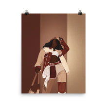 Load image into Gallery viewer, IN THE NUDE PRINT | BLACK ART WALL DECOR