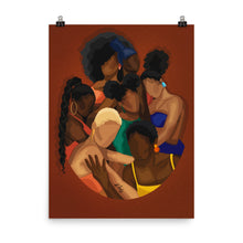 Load image into Gallery viewer, SISTERHOOD PRINT | BLACK ART WALL DECOR