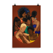 Load image into Gallery viewer, SISTERHOOD PRINT | BLACK ART WALL DECOR