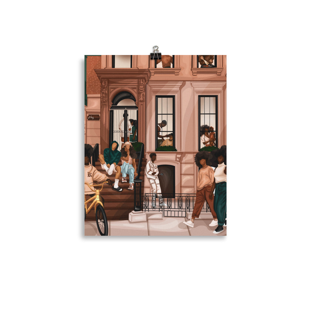 COMMUNITY PRINT | BLACK ART WALL DECOR