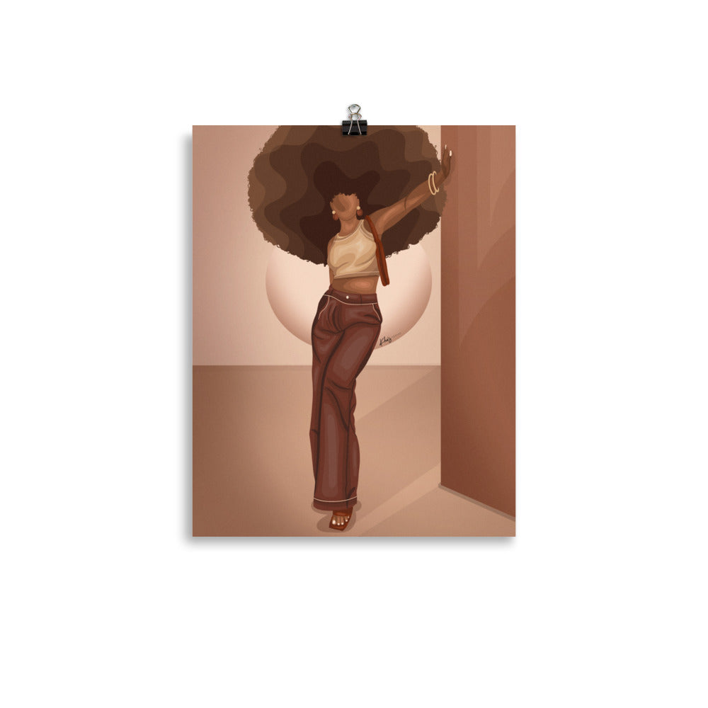 EFFORTLESS PRINT |  BLACK ART WALL DECOR