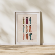 Load image into Gallery viewer, BOUT HER BUSINESS PRINT | BLACK ART WALL DECOR
