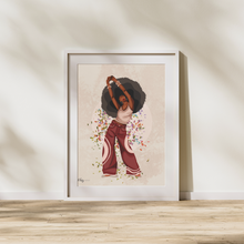 Load image into Gallery viewer, CYCLES IN COLOR PRINT | BLACK ART WALL DECOR
