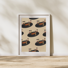 Load image into Gallery viewer, LET'S DANCE PRINT | BLACK ART WALL DECOR
