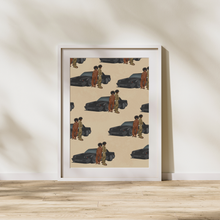 Load image into Gallery viewer, LET'S RIDE PRINT | BLACK ART WALL DECOR
