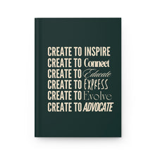 Load image into Gallery viewer, &quot;CREATE TO&quot; | EMPOWERMENT JOURNAL FOR CREATIVITY &amp; INSPIRATION
