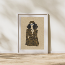 Load image into Gallery viewer, THE MUSE PRINT | BLACK ART WALL DECOR
