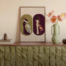 Load image into Gallery viewer, TOO FAB PRINT| BLACK ART WALL DECOR
