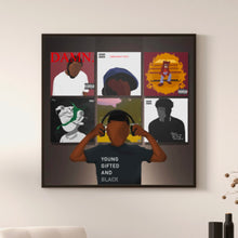 Load image into Gallery viewer, YOUNG GIFTED &amp; BLACK PRINT
