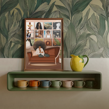 Load image into Gallery viewer, A VIBE PRINT | BLACK ART WALL DECOR

