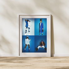 Load image into Gallery viewer, BLUE COLLECTION PRINT
