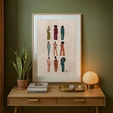 Load image into Gallery viewer, BOUT HER BUSINESS PRINT | BLACK ART WALL DECOR
