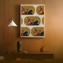 Load image into Gallery viewer, COMMANDING PRINT | BLACK ART WALL DECOR
