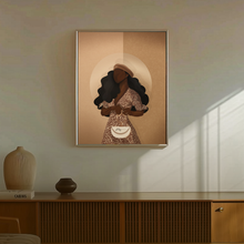 Load image into Gallery viewer, COVER GIRL PRINT | BLACK ART WALL DECOR
