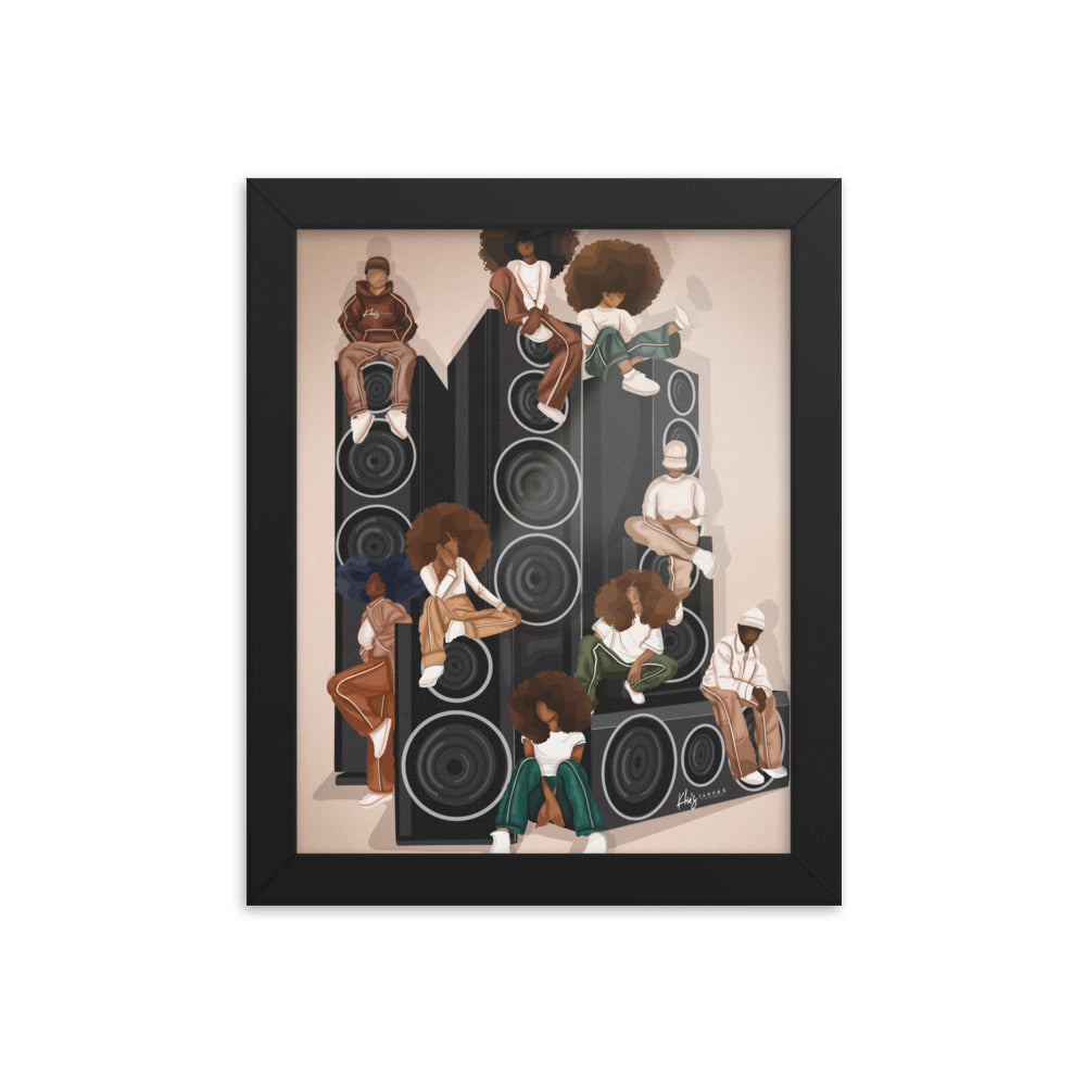 MOMENTS INTO MELODIES FRAMED PRINT