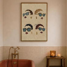 Load image into Gallery viewer, EYES ON ME PRINT | BLACK ART WALL DECOR
