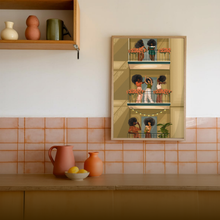 Load image into Gallery viewer, GIRLFRIENDS PRINT | BLACK ART WALL DECOR
