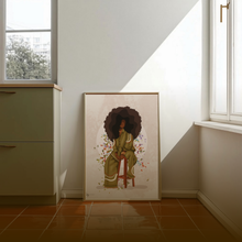 Load image into Gallery viewer, HARVEST OF HER SEASON PRINT | BLACK ART WALL DECOR
