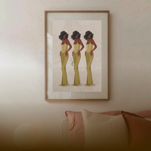 Load image into Gallery viewer, IN SYNC PRINT | BLACK ART WALL DECOR
