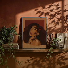 Load image into Gallery viewer, METAMORPHOSIS PRINT | BLACK ART WALL DECOR
