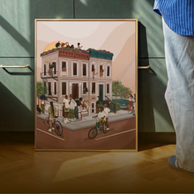 Load image into Gallery viewer, MY BLOCK PRINT | BLACK ART WALL DECOR
