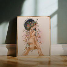 Load image into Gallery viewer, OVERFLOW PRINT | BLACK ART WALL DECOR
